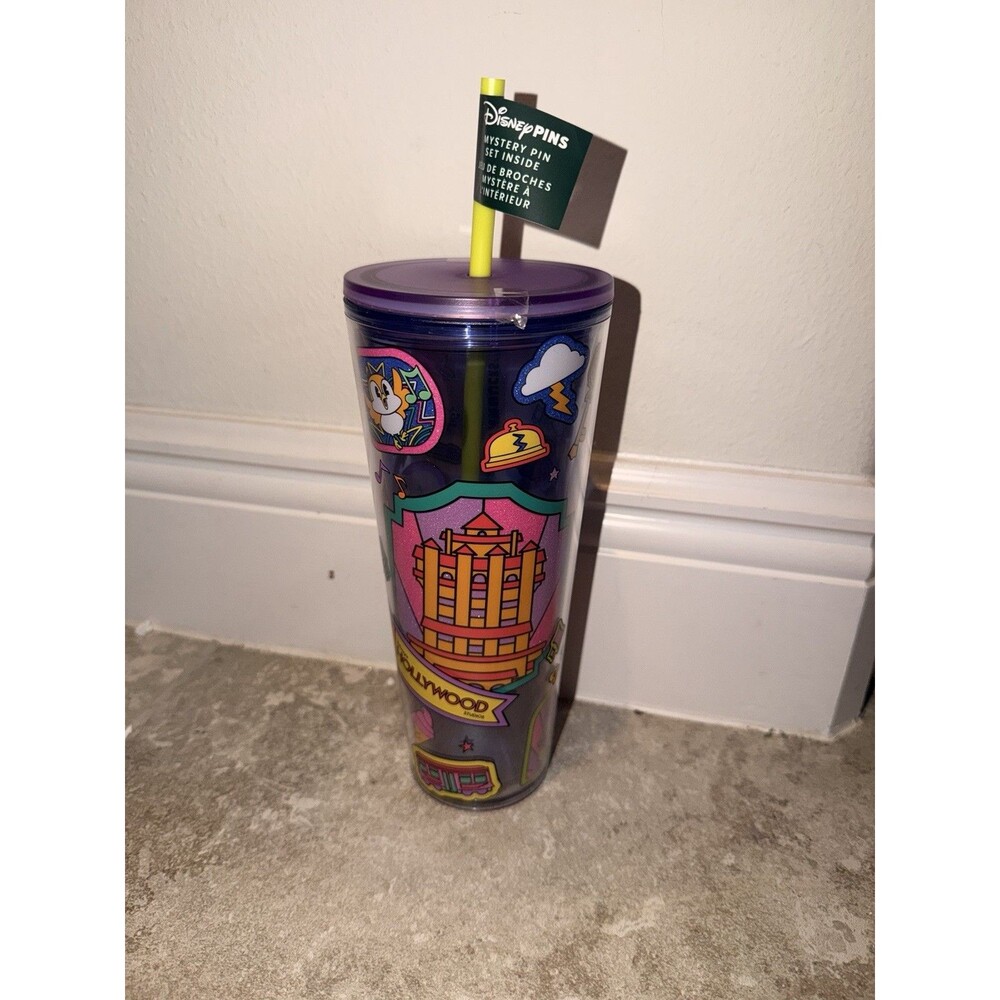 NEW Disney Parks 2026 Hollywood Studios Starbucks 24 Oz Tumbler Only (No Pins)